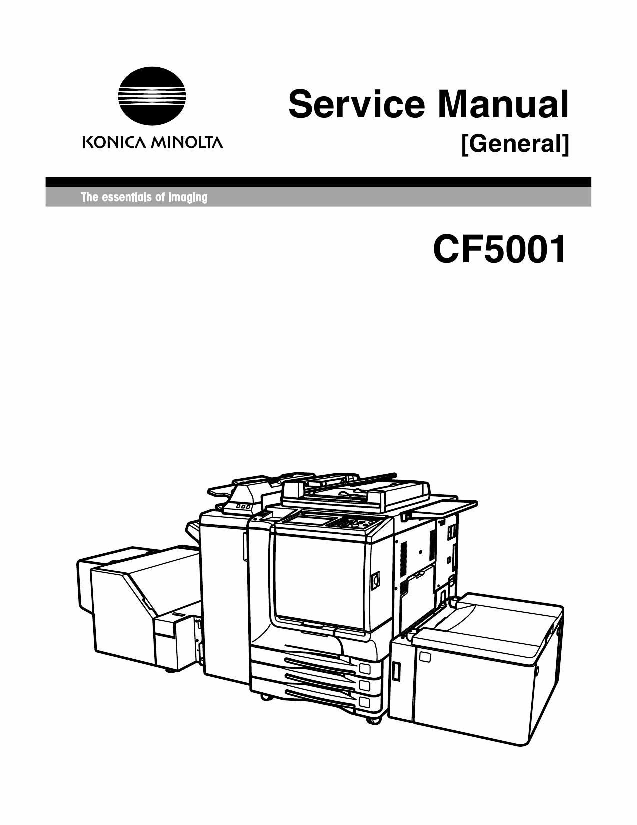 Konica-Minolta MINOLTA CF5001 GENERAL Service Manual-1